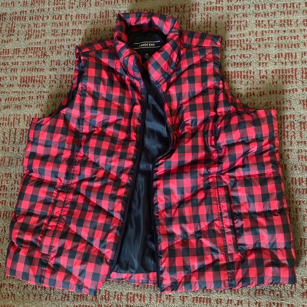 Lands end puffer vest